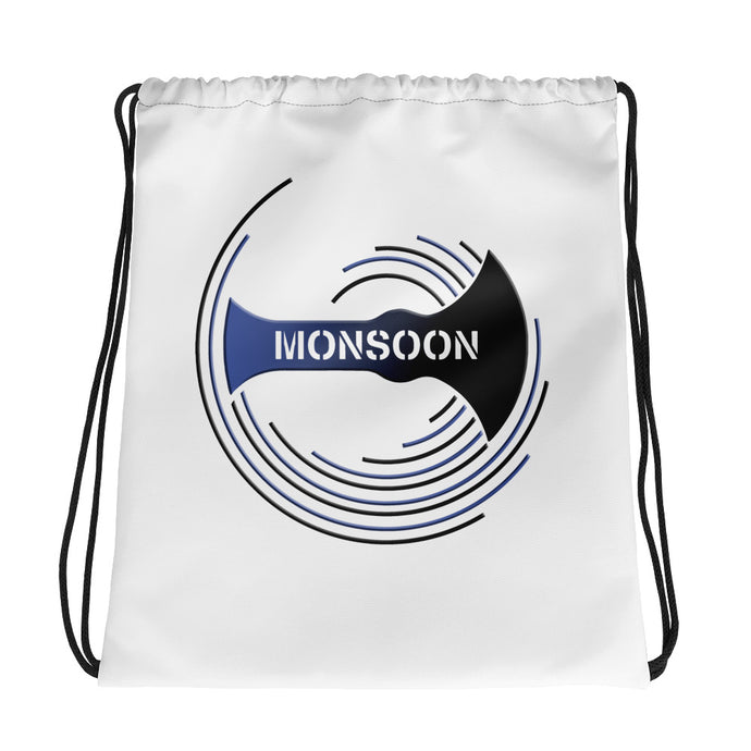 Team Monsoon Drawstring Bag - White