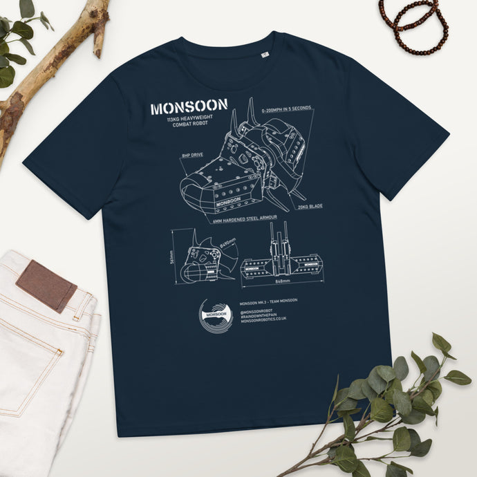 World Championship VII | Monsoon Blueprint T-Shirt - Adult Unisex